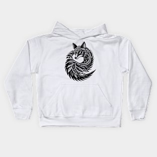 Animal line art Kids Hoodie